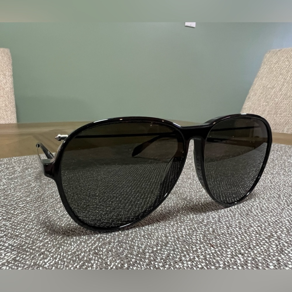 Alexander Mcqueen Aviator black with arrow Sunglasses